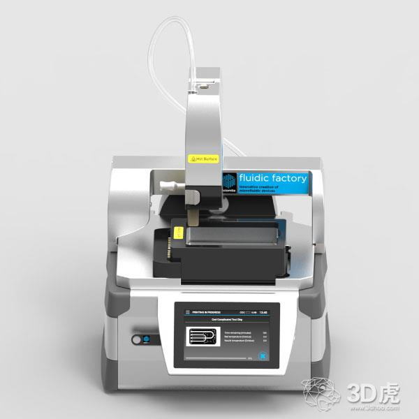 Fluidic Factory流控3D打印機 制作微流控芯片只需1美元