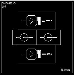 CAD微流控芯片設計圖 CAD微流控芯片設計圖