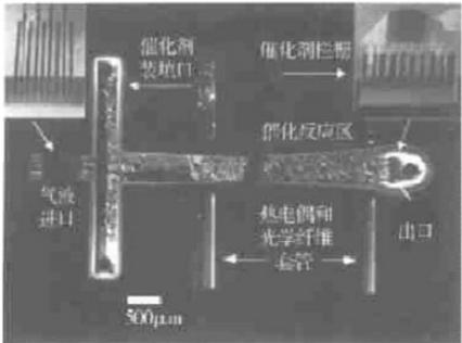 氣液固三相催化微反應器-充填活性炭催化劑的微填充床反應器 氣液固三相催化微反應器-充填活性炭催化劑的微填充床反應器