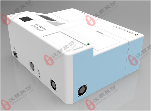 離子檢測儀側面接口外觀圖