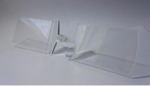 注塑加工制成的微流控芯片基板（COC材質）