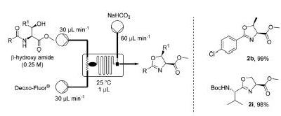 圖6 Labtrix Start執行環化脫水反應過程