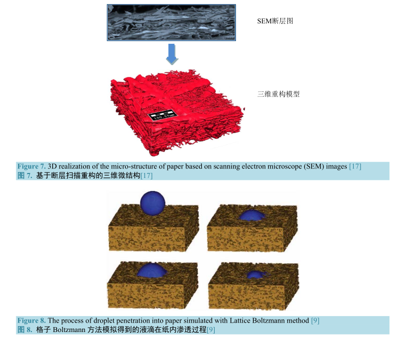 模擬液滴在紙內滲透過程