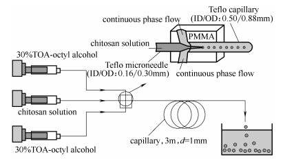 同軸環管型微流控裝置