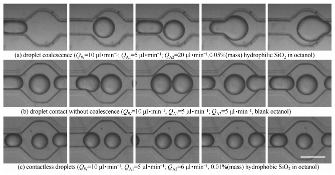 圖3碰撞腔室內液滴流動狀態