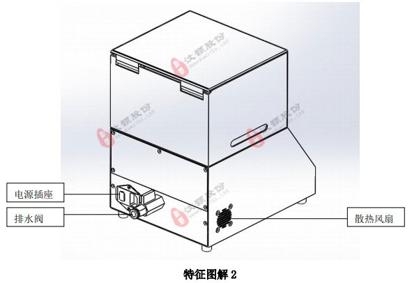 實驗室恒溫水浴搖床外觀圖