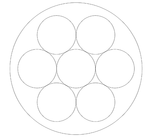 花瓣式結(jié)晶發(fā)生器橫截面 花瓣式結(jié)晶發(fā)生器橫截面